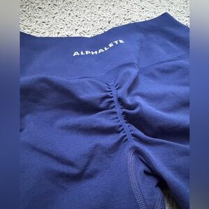 Alphalete Navy Activewear Shorts